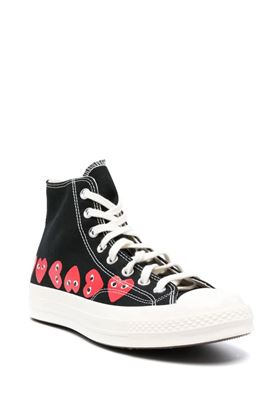 Sneakers con stampa a cuore Comme des Garcons Play | P1K1271